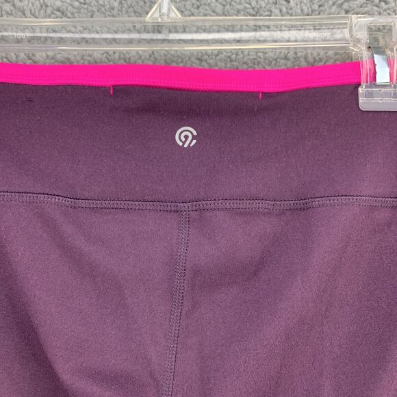 Champion Leggings Medium Multicolor Womens Capri Cropped High Waist No Pocket - Picture 5 of 8